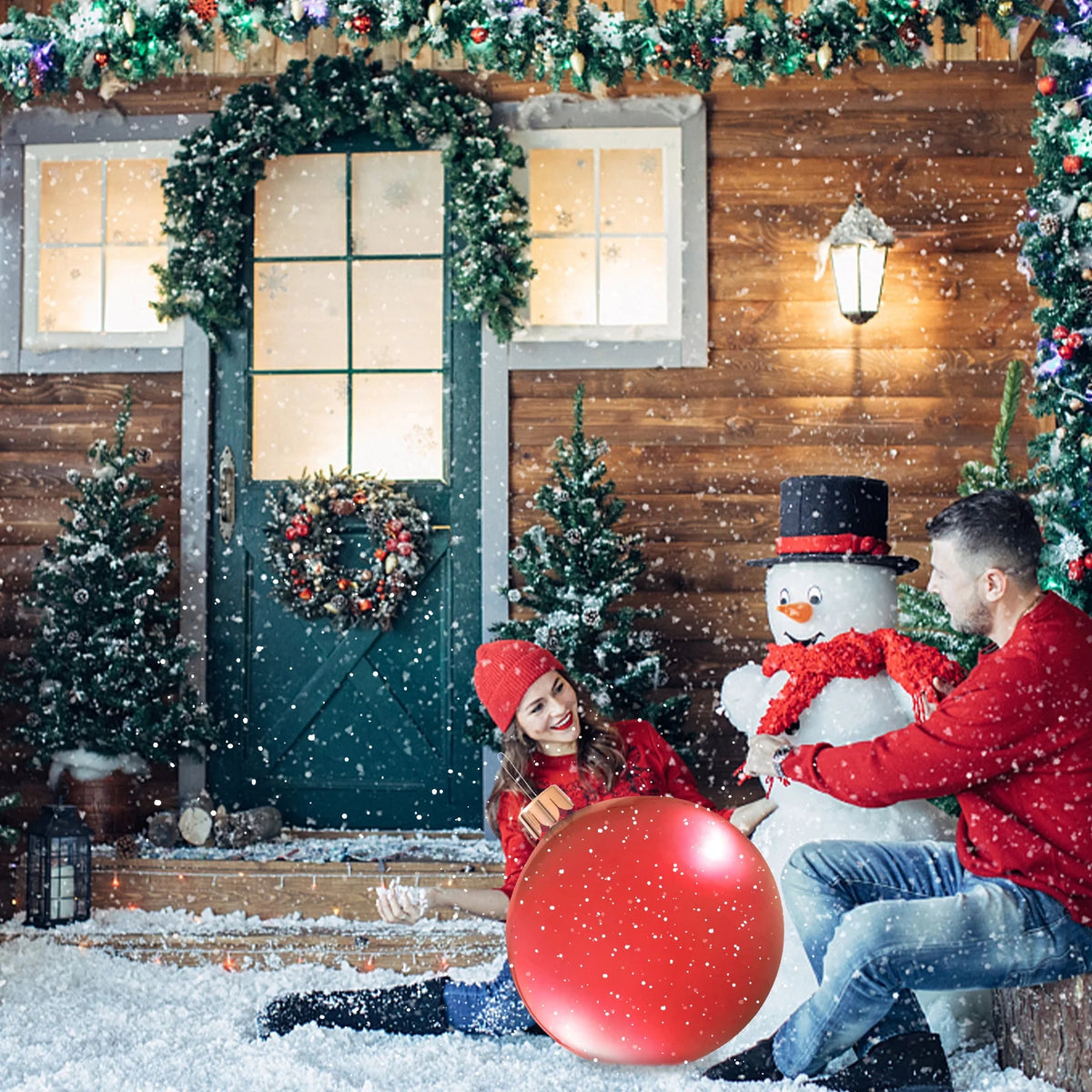 Oversized Inflatable Christmas Ornaments B52877