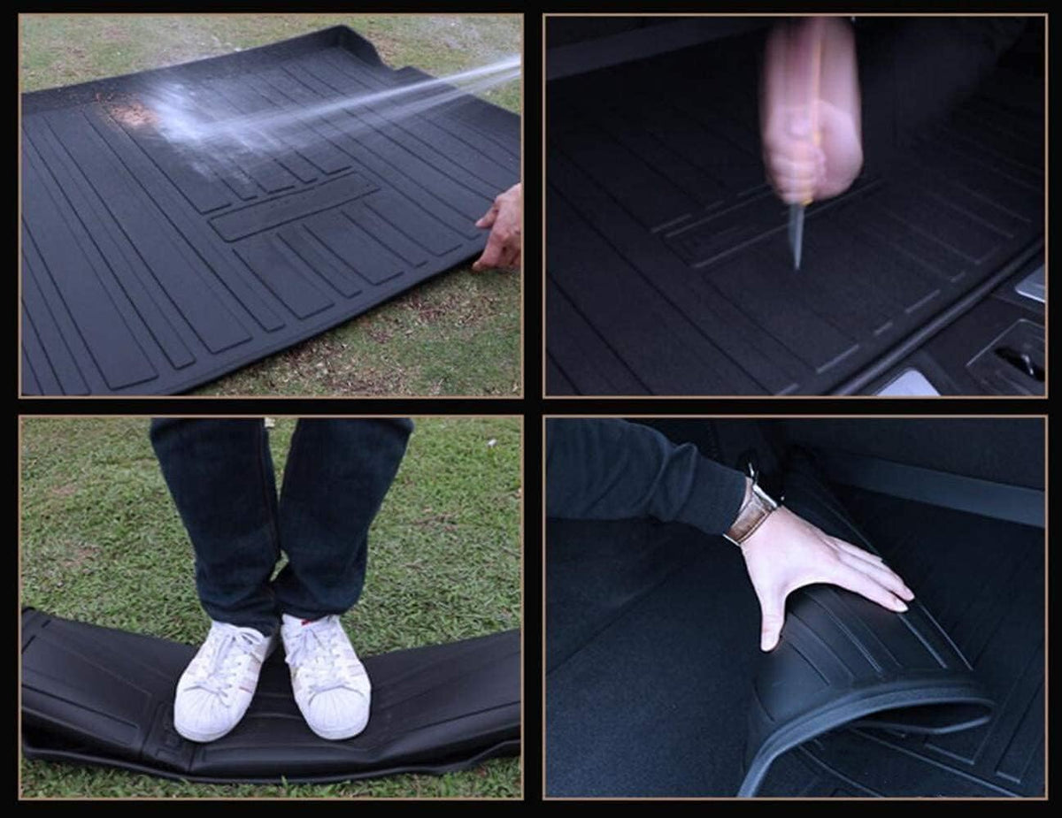 Black Heavy Duty Rubber Waterproof Cargo Tray Trunk Mat S166752