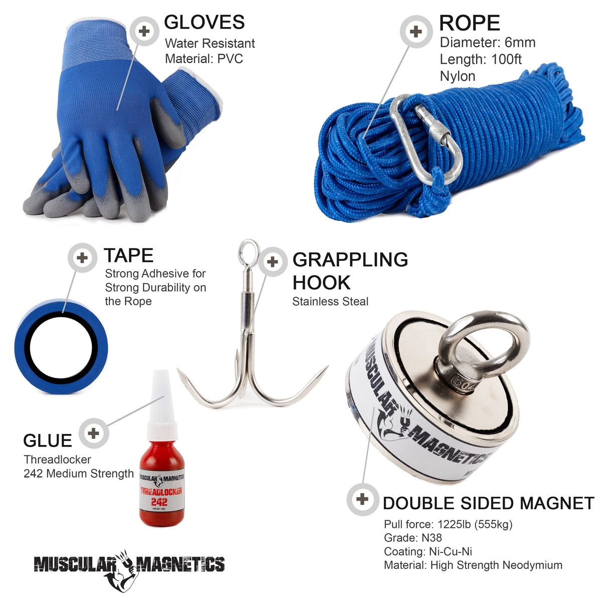 Double Sided Fishing Magnet Kit M860158