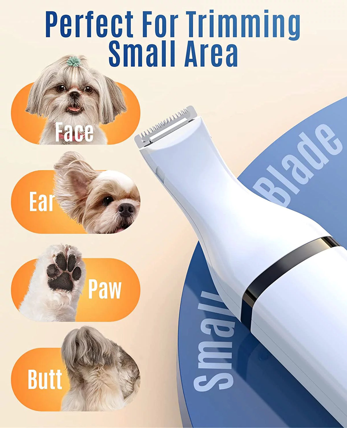 Cordless Double Blades Dog Clippers F111352