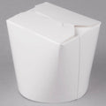 White 26 oz Microwavable Paper Take-Out Container 500/Case P95351