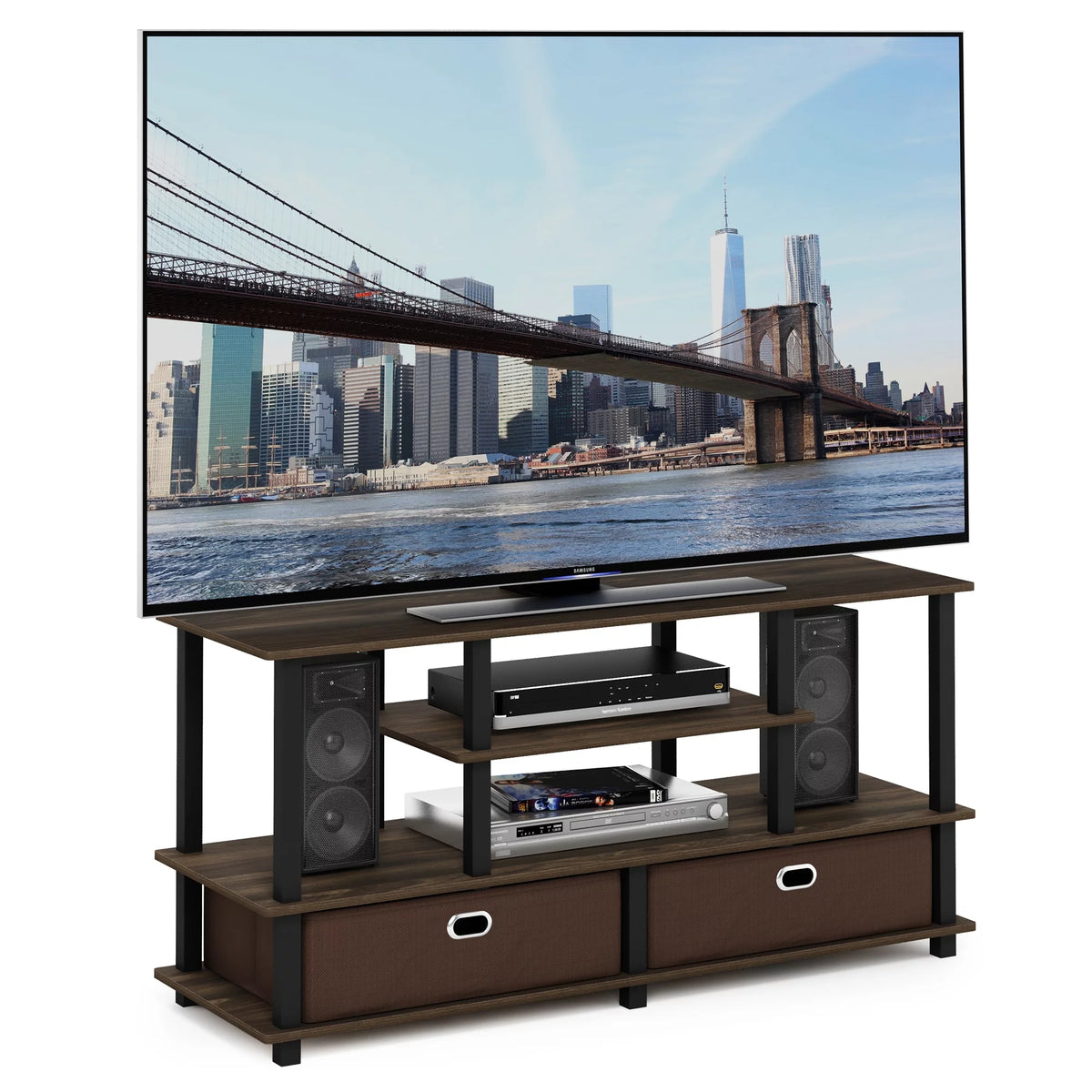 Large TV Stand with Storage Bin K317592