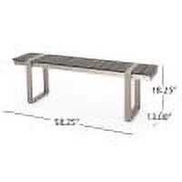 Aluminum Outdoor Dining Bench K760
