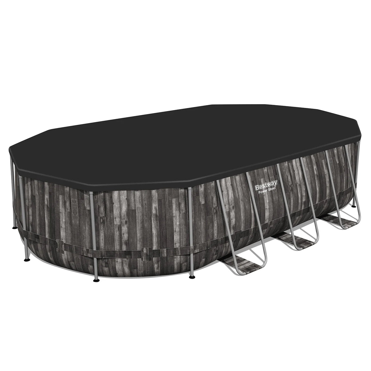20' x 12' x 48 Oval Above Ground Swimming Pool Set Q34463