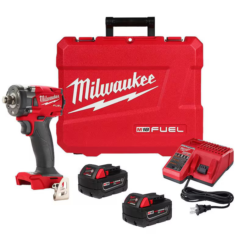 18V Lithium-Ion Brushless Cordless 1/2 in. Compact Impact Wrench Kit U786