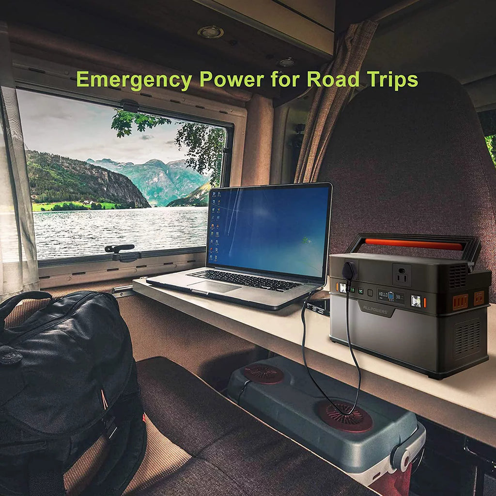 700W 606Wh Portable Power Station with 100W Flexible Solar Panel P9271
