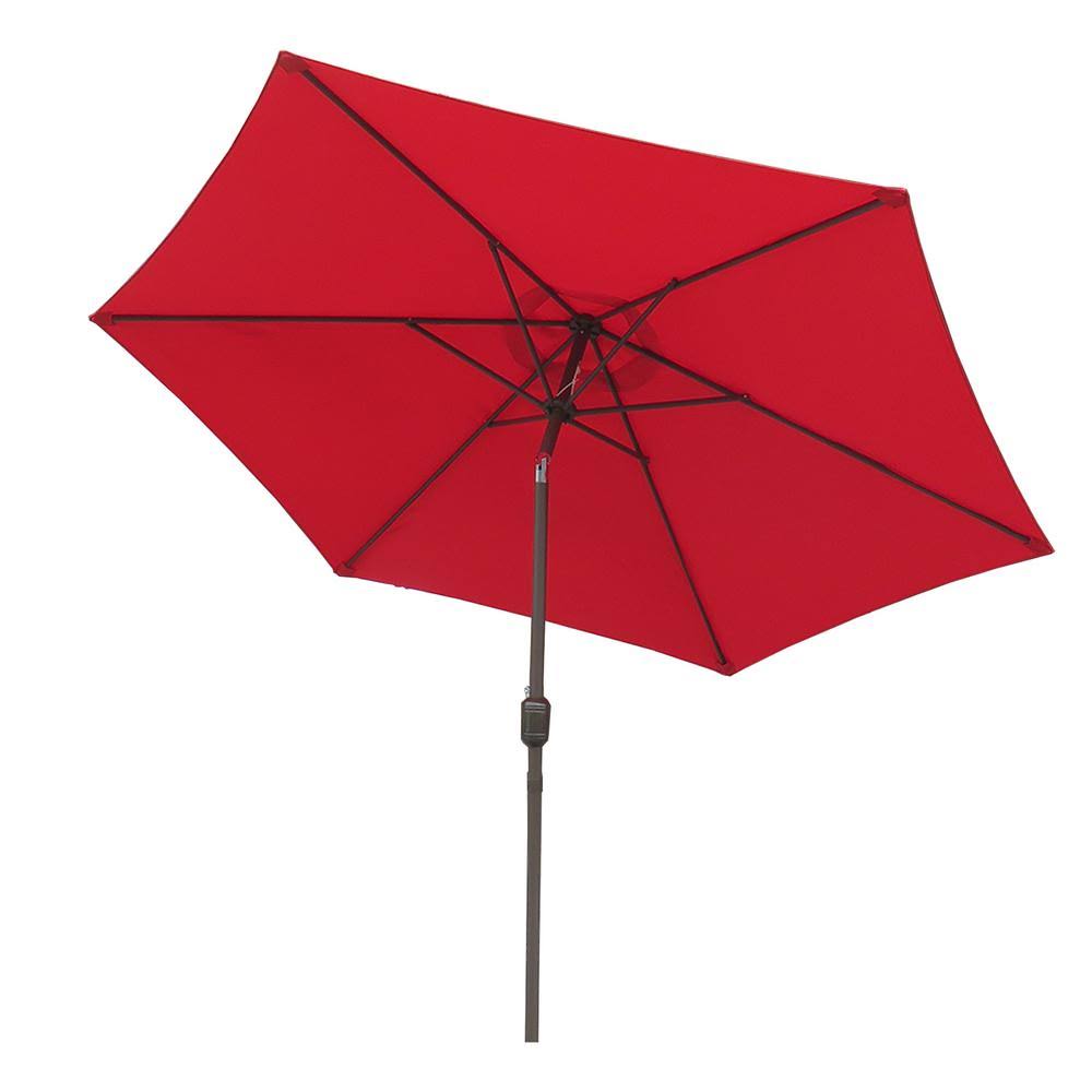 Brown Steel Pole Market Outdoor Patio Umbrella H159992
