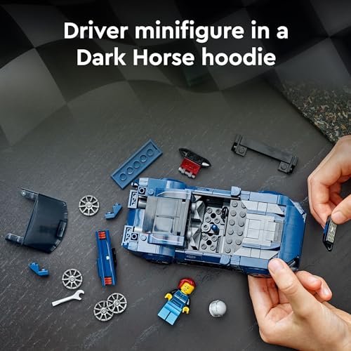 Buildable Blue Sports Car Toy Set Y647059