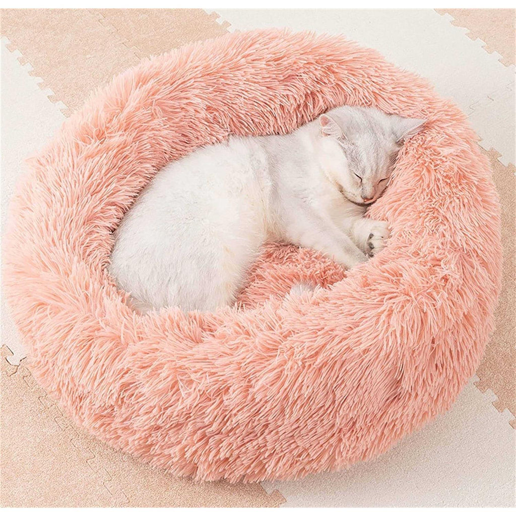 Washable Soft Plush Donut Pet Bed C6730