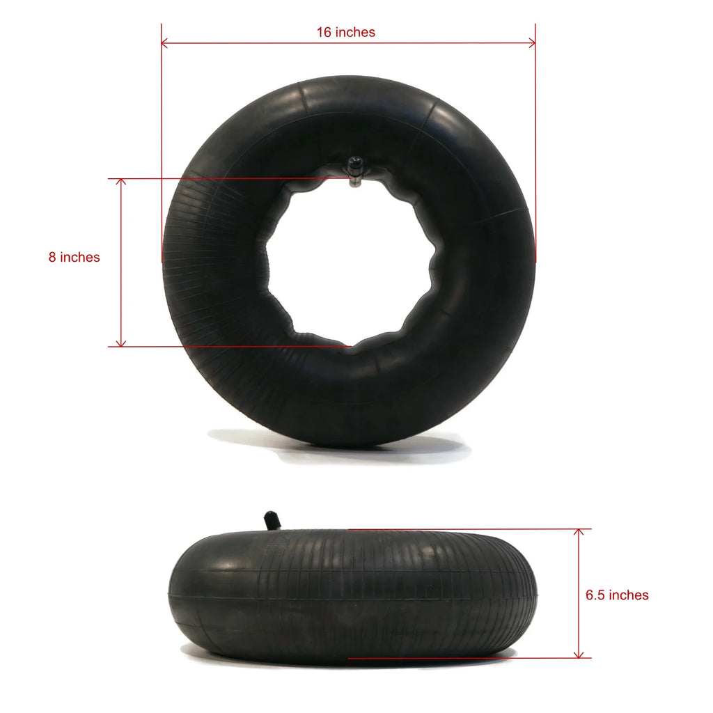 4 Tire Inner Tubes 16x6.50x8 TR13 Straight Valve Stem N526814