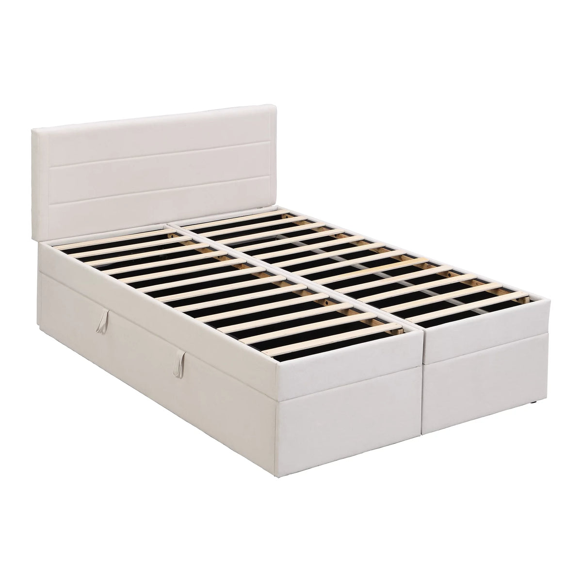 Full Size Lift-up Upholstery Platform Bed with Storage H9258
