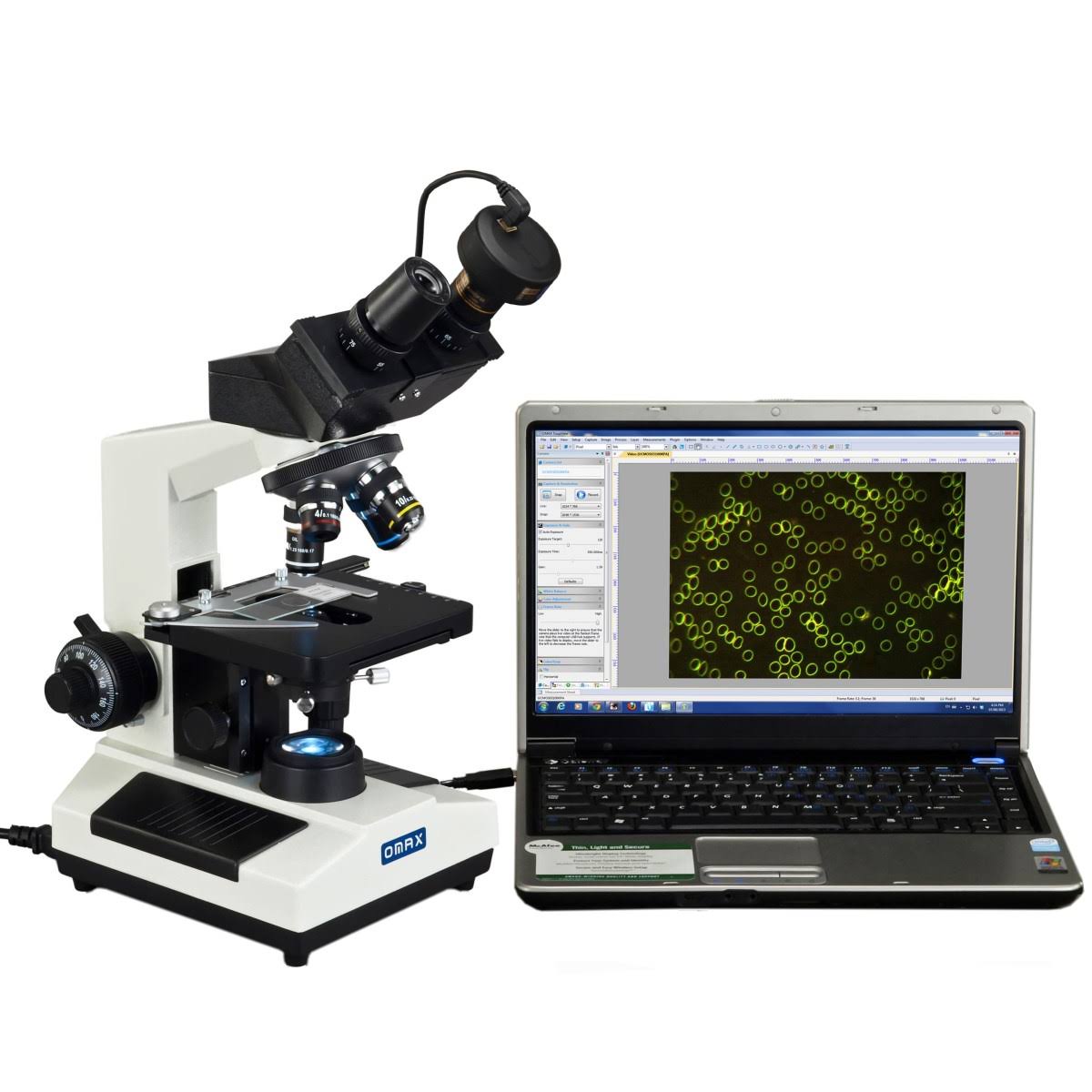 Binocular Compound Microscope with LED Light and 3MP Camera C8576