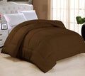Twin Goose Down-Alternative Comforter Chocolate W92018