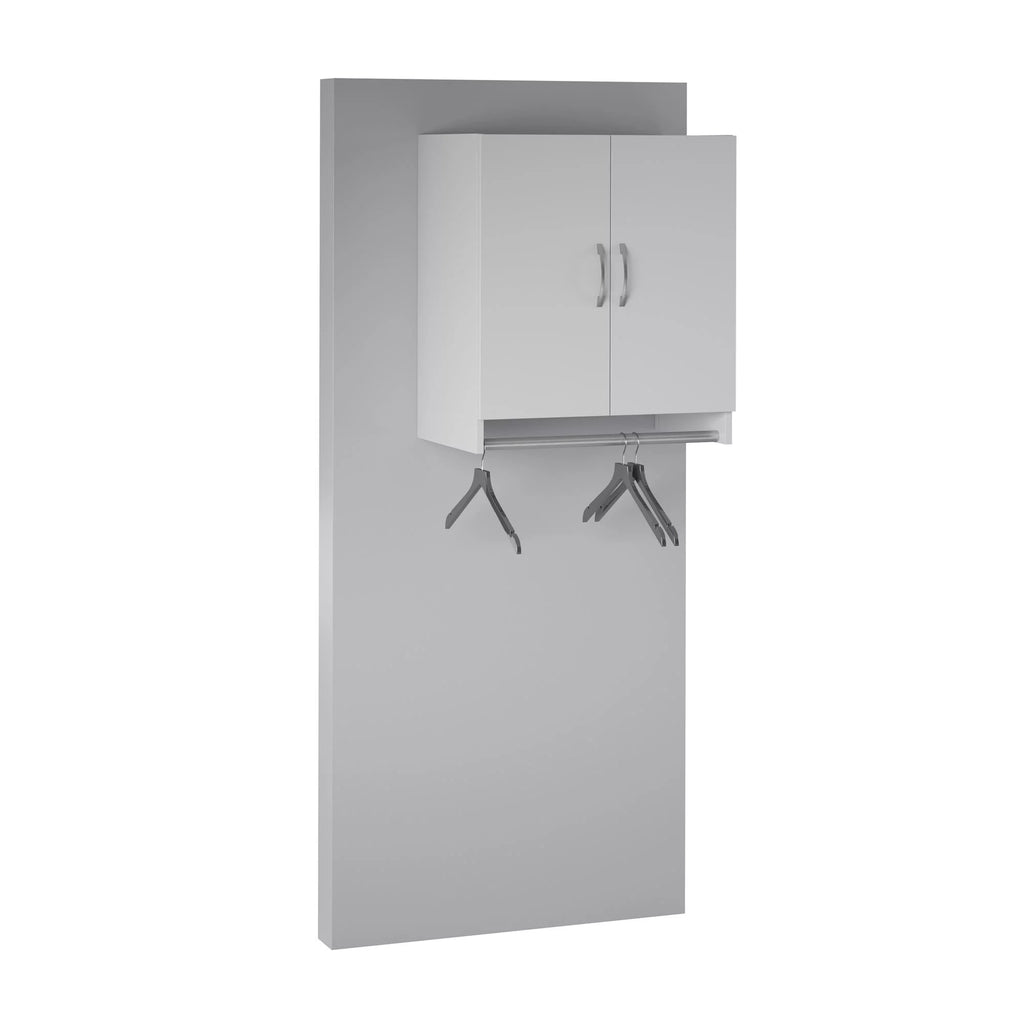 2 Door Wall Storage Cabinet with Hanging Rod Q14259