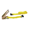 4 in. x 27 ft. Ratcheting Cargo Strap with Flat Hook P8897