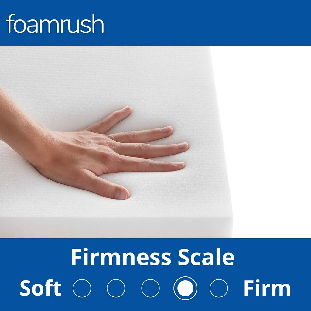 Cool Gel Memory Foam Square Chair Cushion Medium Firm W40821
