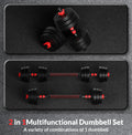 4-in-1 Adjustable Dumbbell, Barbell, and Kettlebell Set A958678