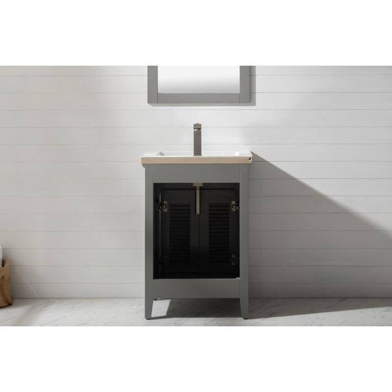 Gray Single Sink Vanity C8116