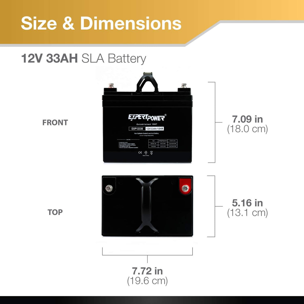 12v 33ah Rechargeable Deep Cycle Battery Pack of 2 S2694