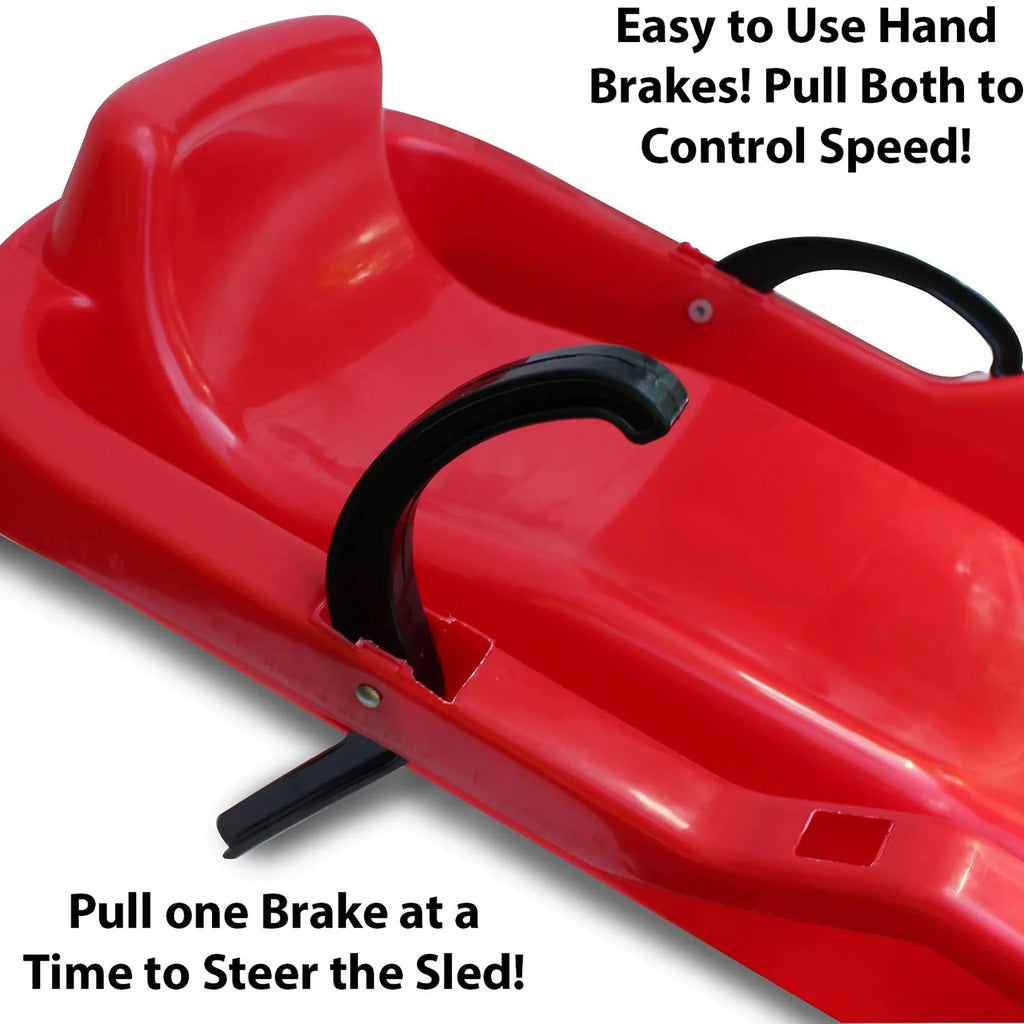 Flexible Flyer Winter Heat Sled with Brakes, 38 Inches S4932