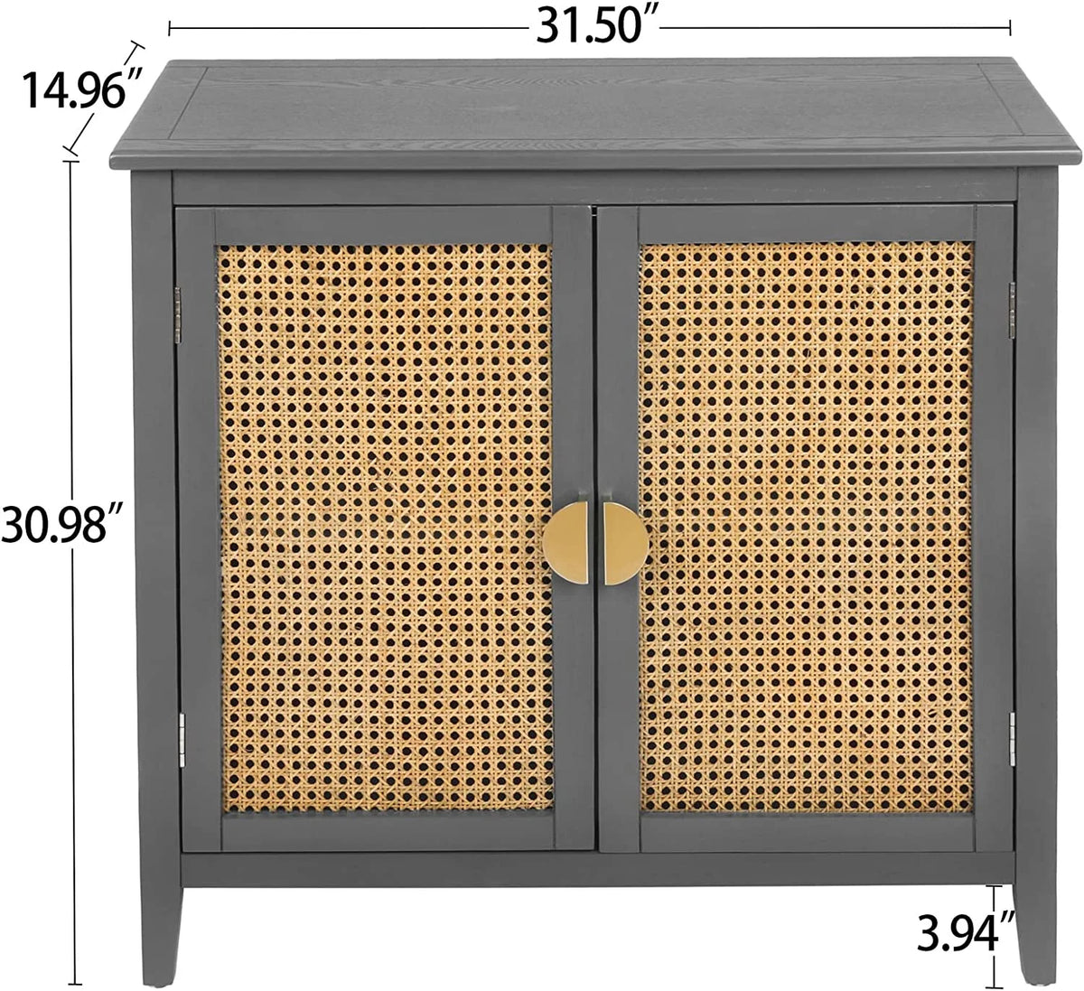 Rattan Decorated Doors Sideboards N507