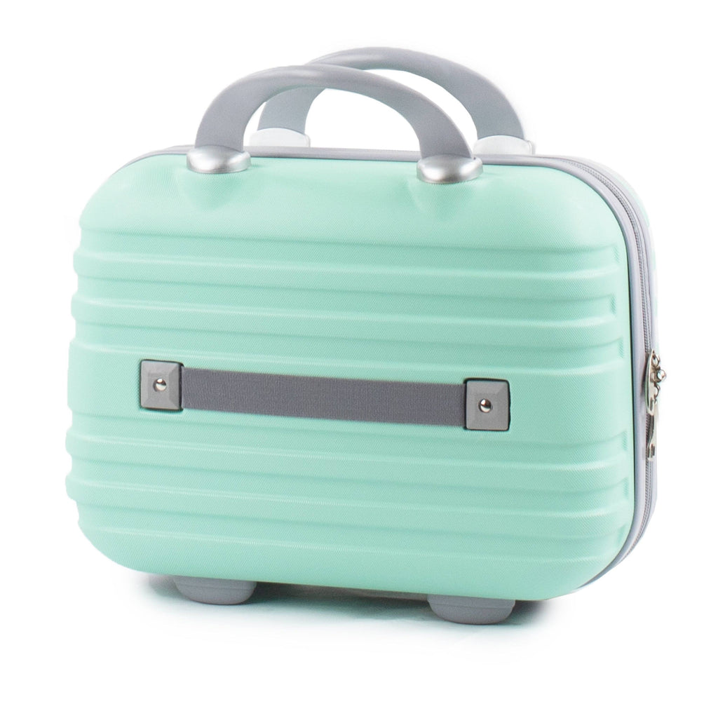 2 Piece Carry-On Cosmetic Luggage Set Black I79811