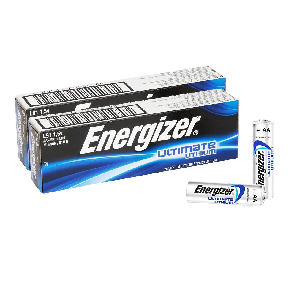 48 Energizer AA Ultimate Lithium Batteries F2784