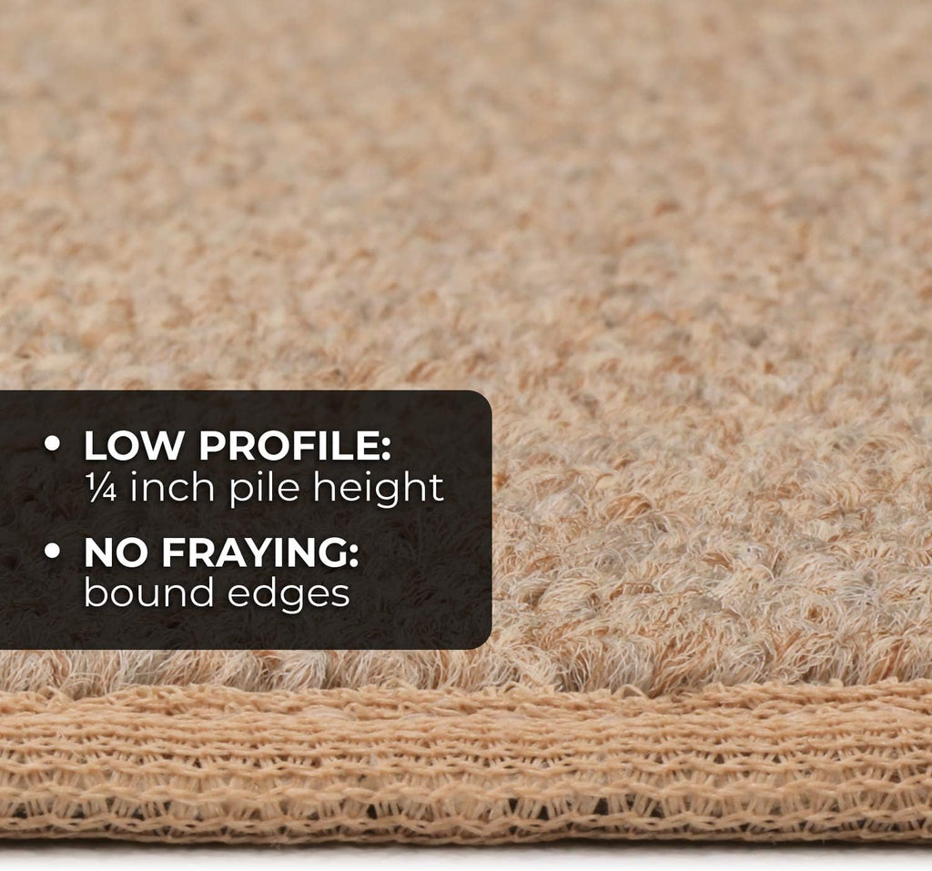 Skid-Resistant Carpet Runner - Pebble Beige - 18 Feet X 27 Inches Q10910
