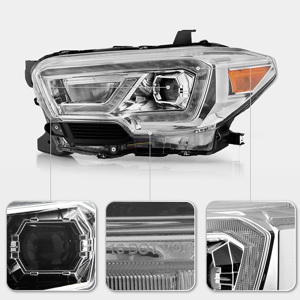 Chrome LED Projector Headlights C272