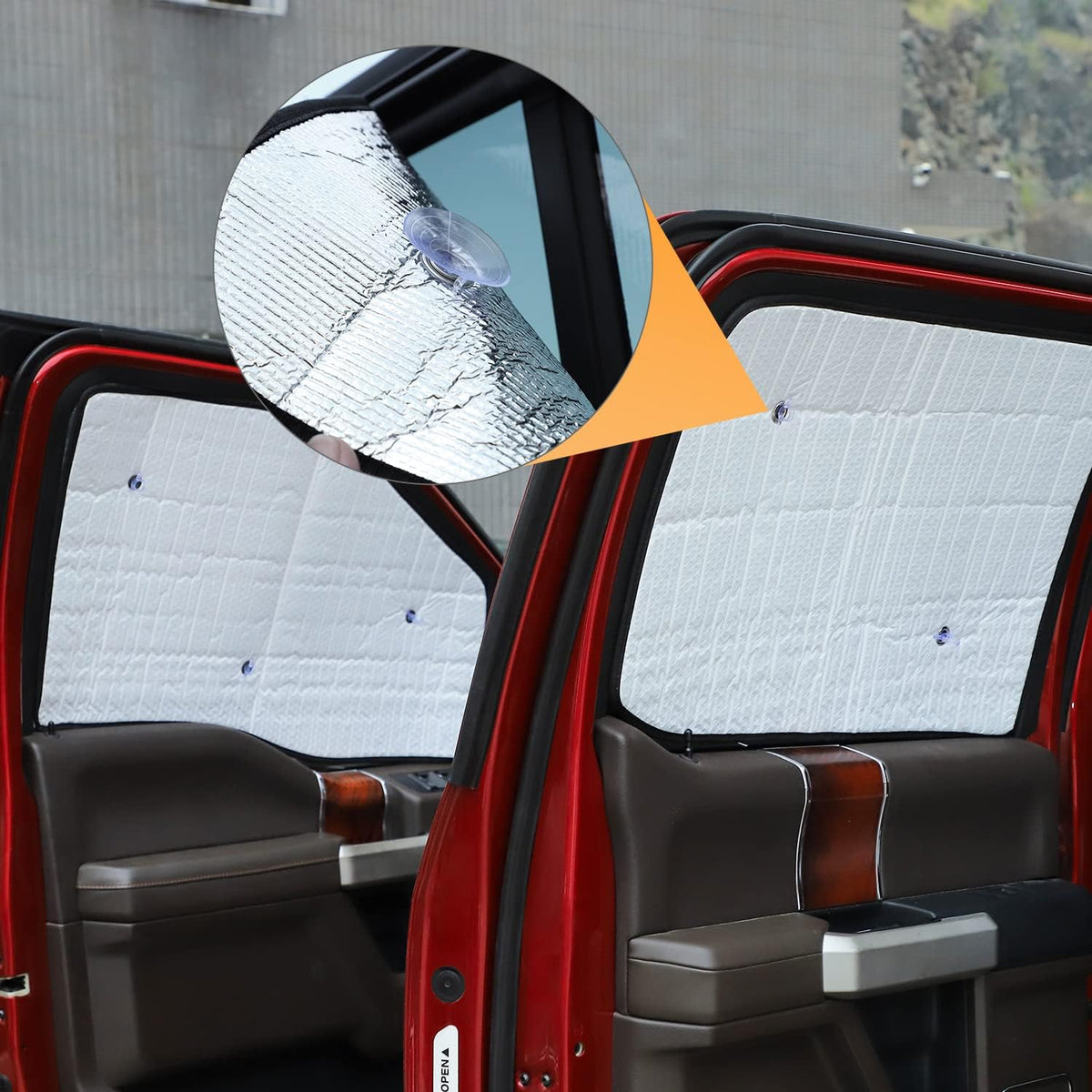 Windshield Side Window Sunshade Sun Visor 6PCs J925974
