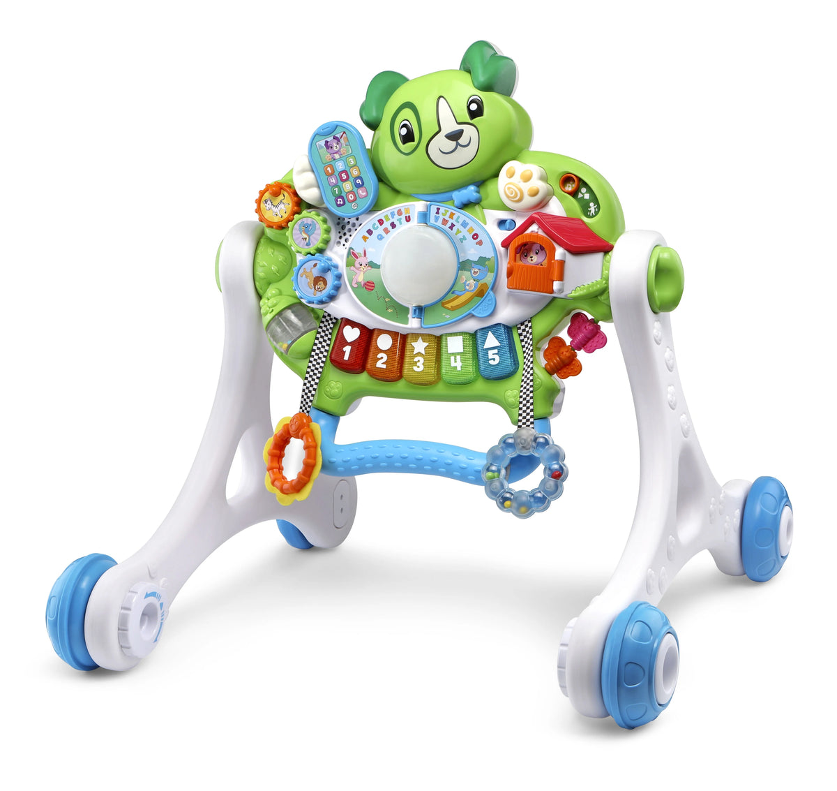 Green 3-in-1 Baby Walker Gym Floor Play Toy E8010