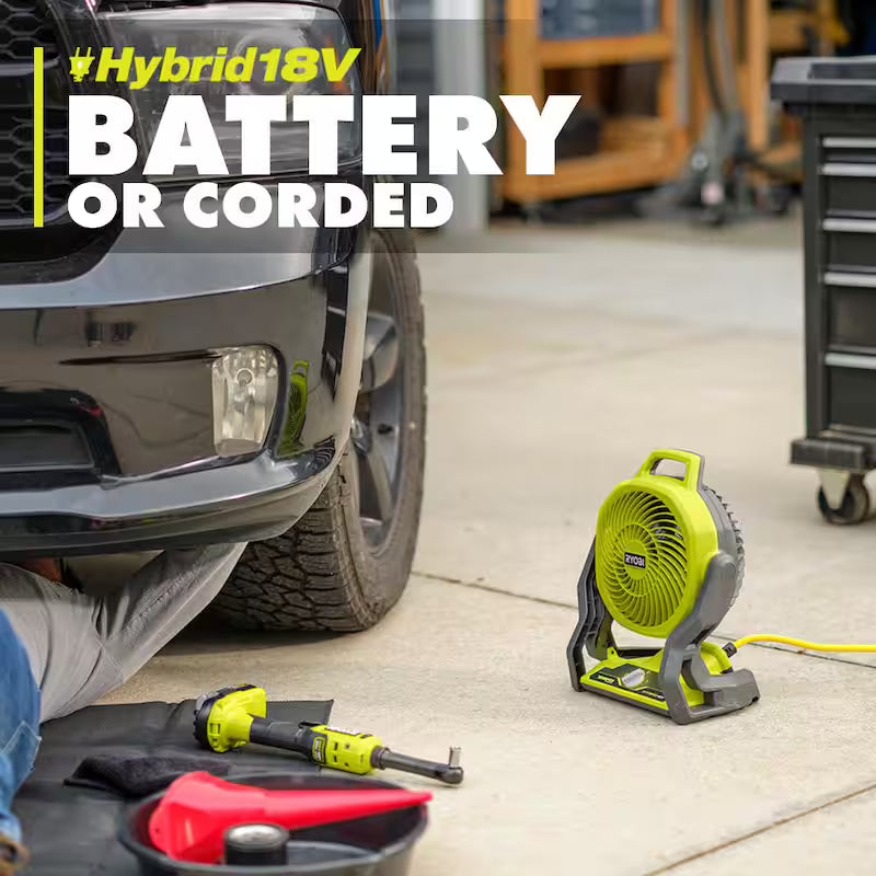 18V Cordless Hybrid 7-1/2 in. Fan V58090