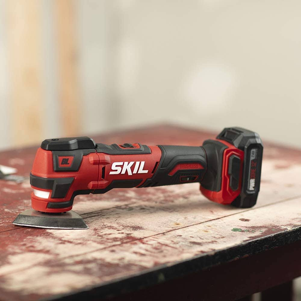 12V Brushless Oscillating Multitool with 2.0Ah Battery and Charger J42174