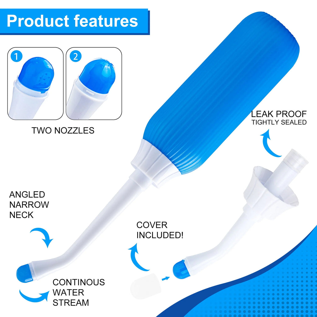 2 Pack Portable Travel Bidet Bottle with Travel Bag X515