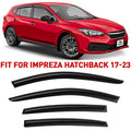 4 Pieces Glass Rain Guards for Subaru Impreza Hatchback O465695