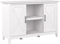 Pure White Oak Accent Cabinet with Doors X734