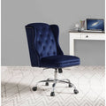 Midnight Blue Velvet Office Chair H830367