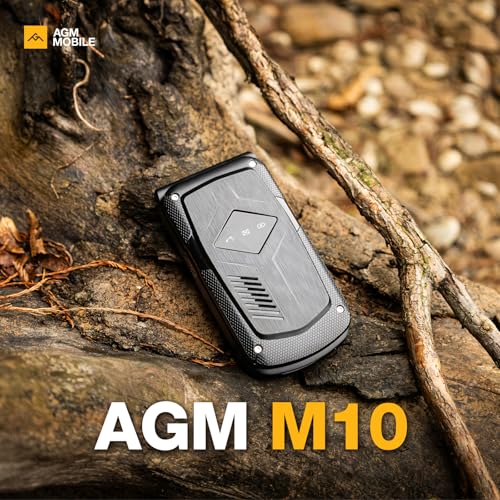 Rugged Basic Flip Phone, 4G Feature Cell Phone, Waterproof & Drop-Proof, SOS Button, Speed Dial, 98dB Speaker, Large Fonts & Big Buttons K509525