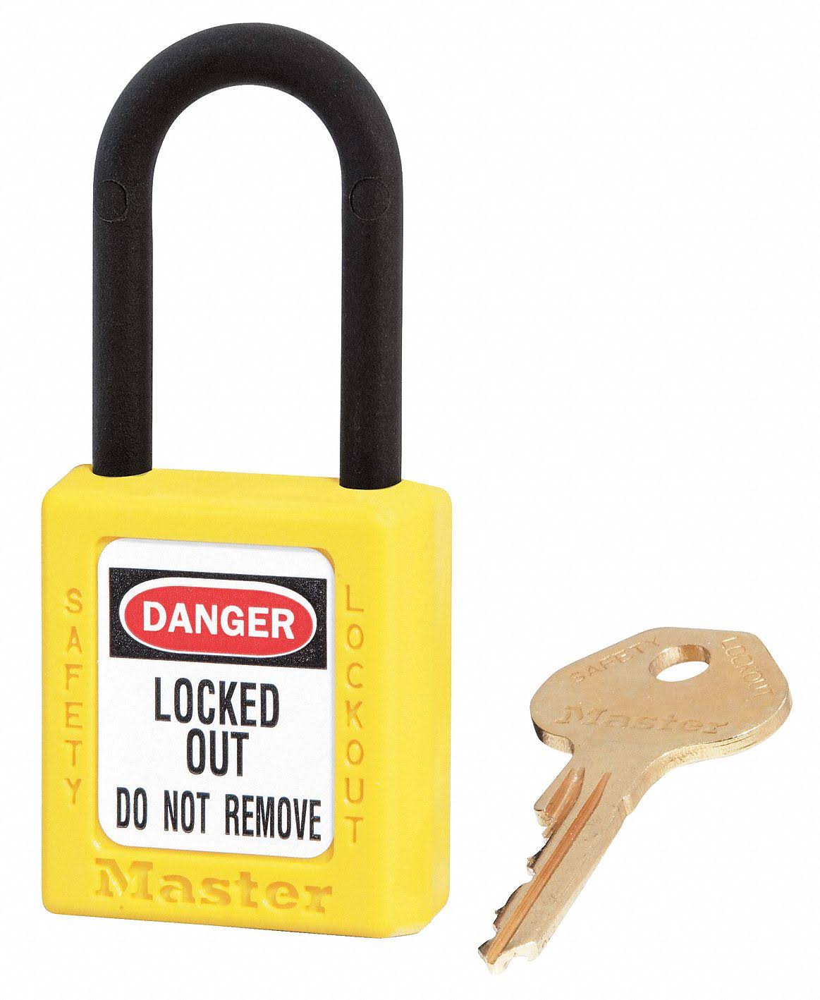 Yellow Lockout Padlock, PK12 T660704