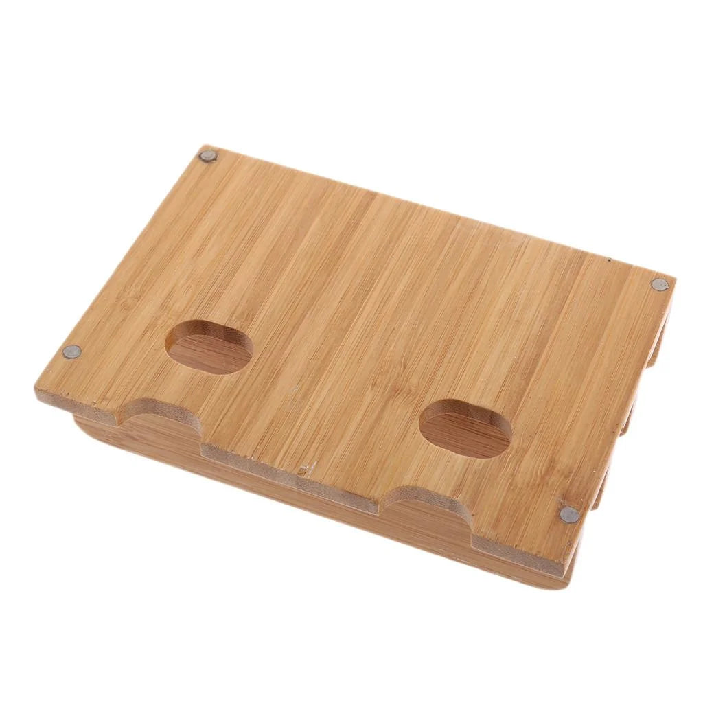4 Slots Bamboo Charging Station & Organizer W19377