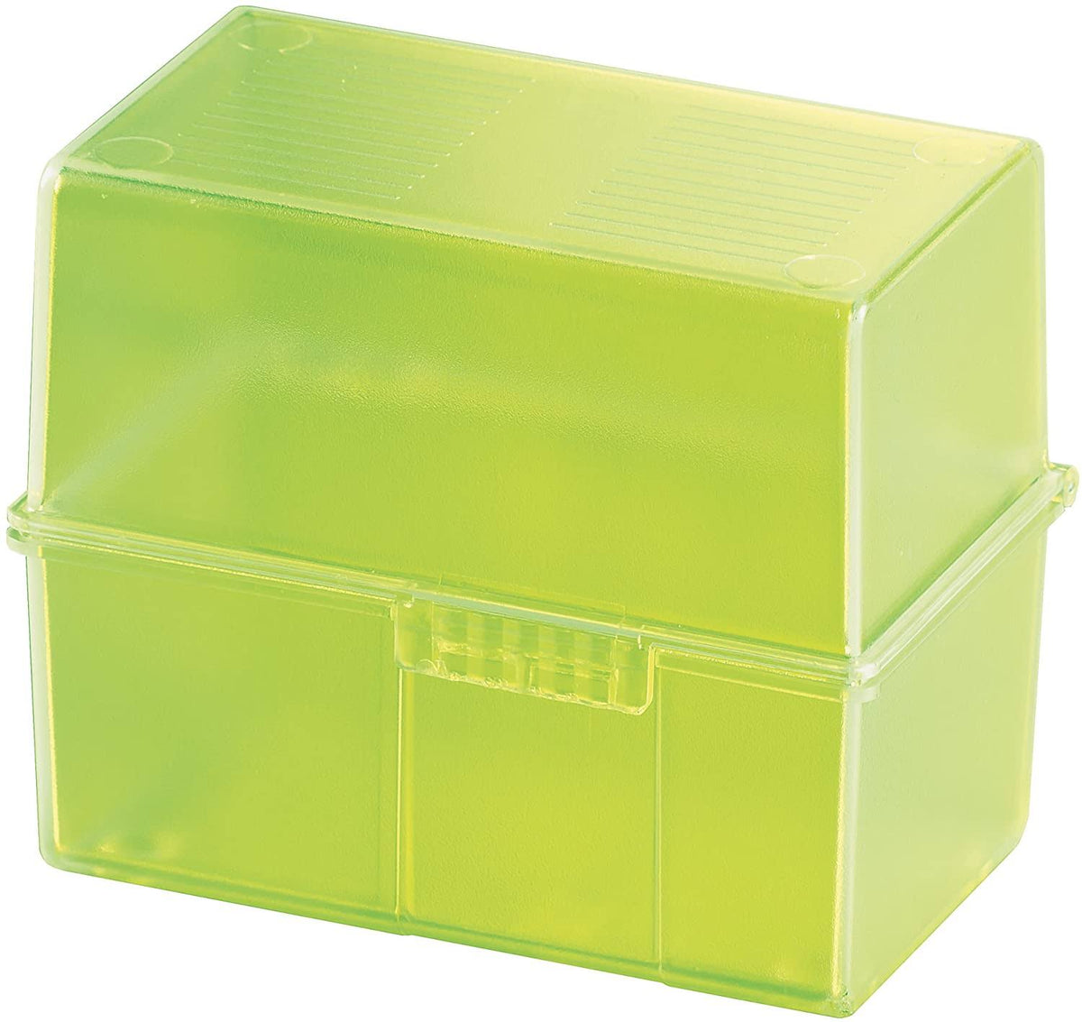 Index Card Box for 400 Cards DIN A6 Polystyrene Signal Green F17666
