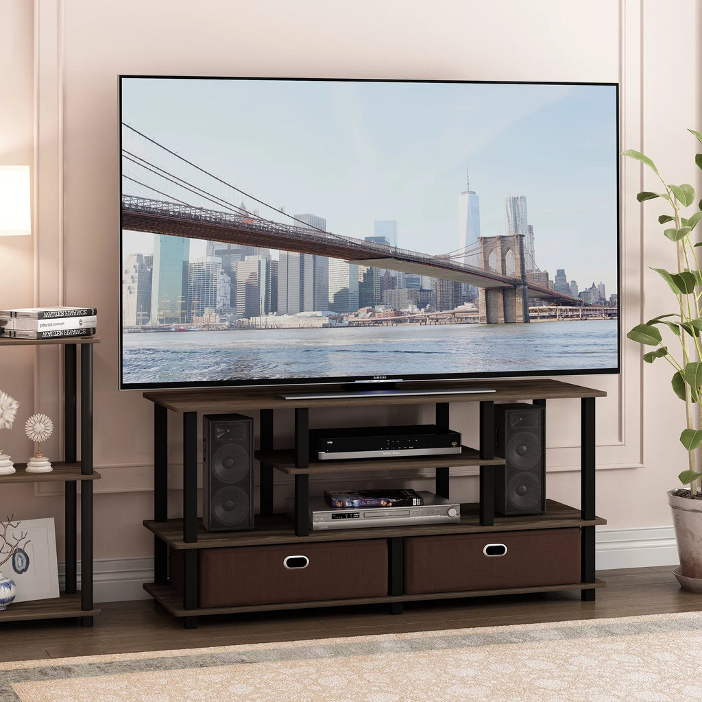 Large TV Stand with Storage Bin K317592