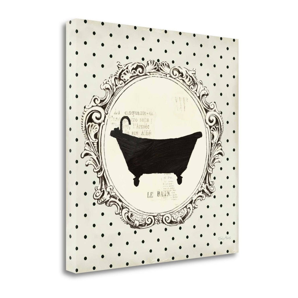 20x22 Cartouche Bath Giclee Print J257