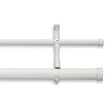 Satin White Double Drapery Rod I956881