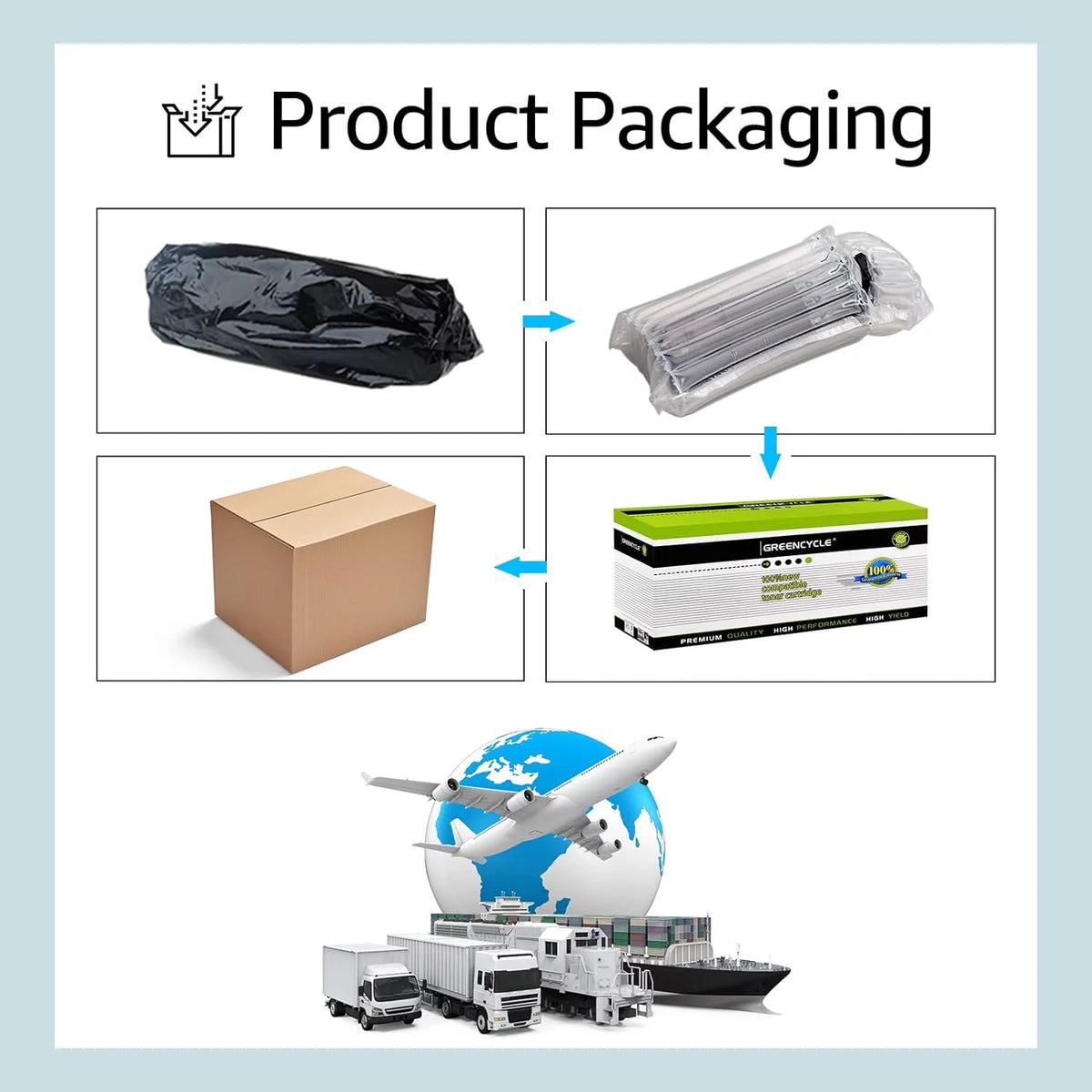 Black Toner Cartridge 6PCS O126779