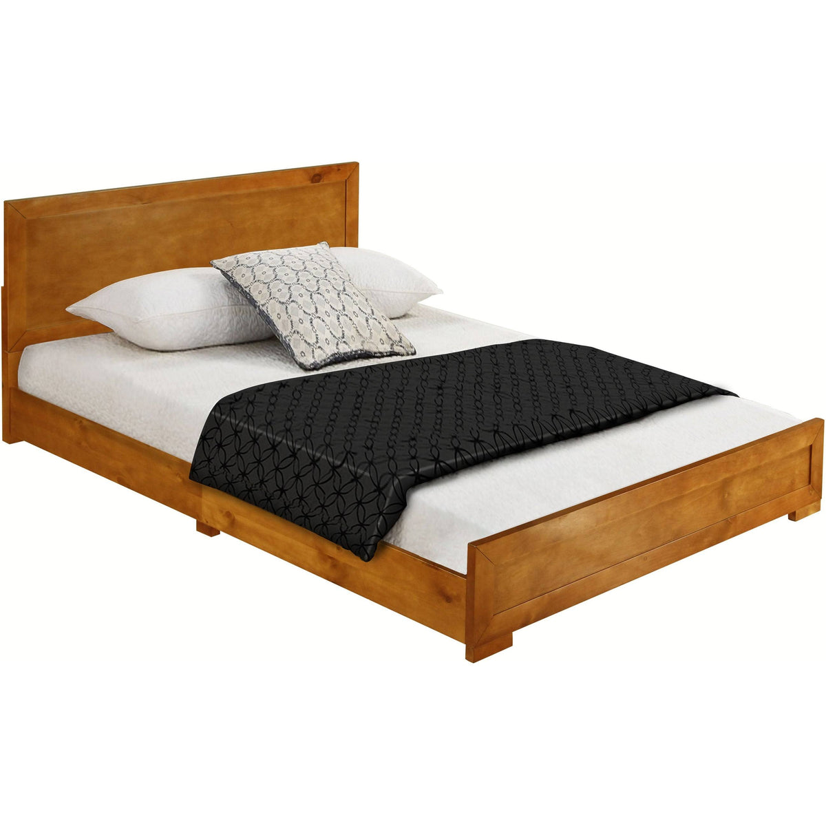 King Wooden Platform Bed M293