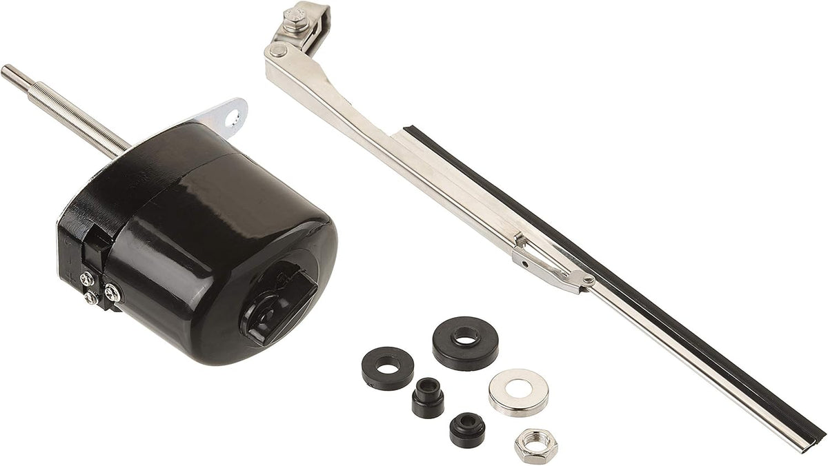 12V Wiper Motor Kit, Black Pack of 2 W21457