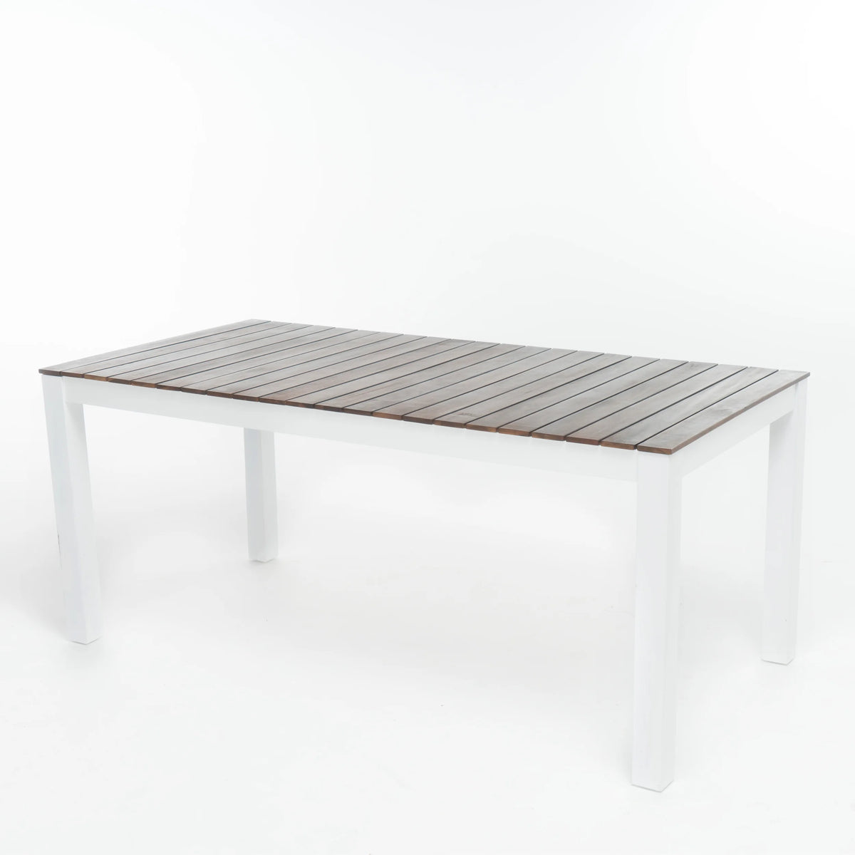 Dark Brown and White 3 Piece Outdoor Wood Picnic Set V5172