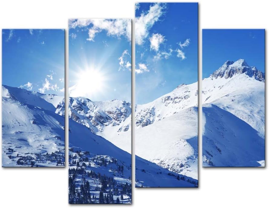 4 Pieces Canvas Wall Art Paintings Prints D70195
