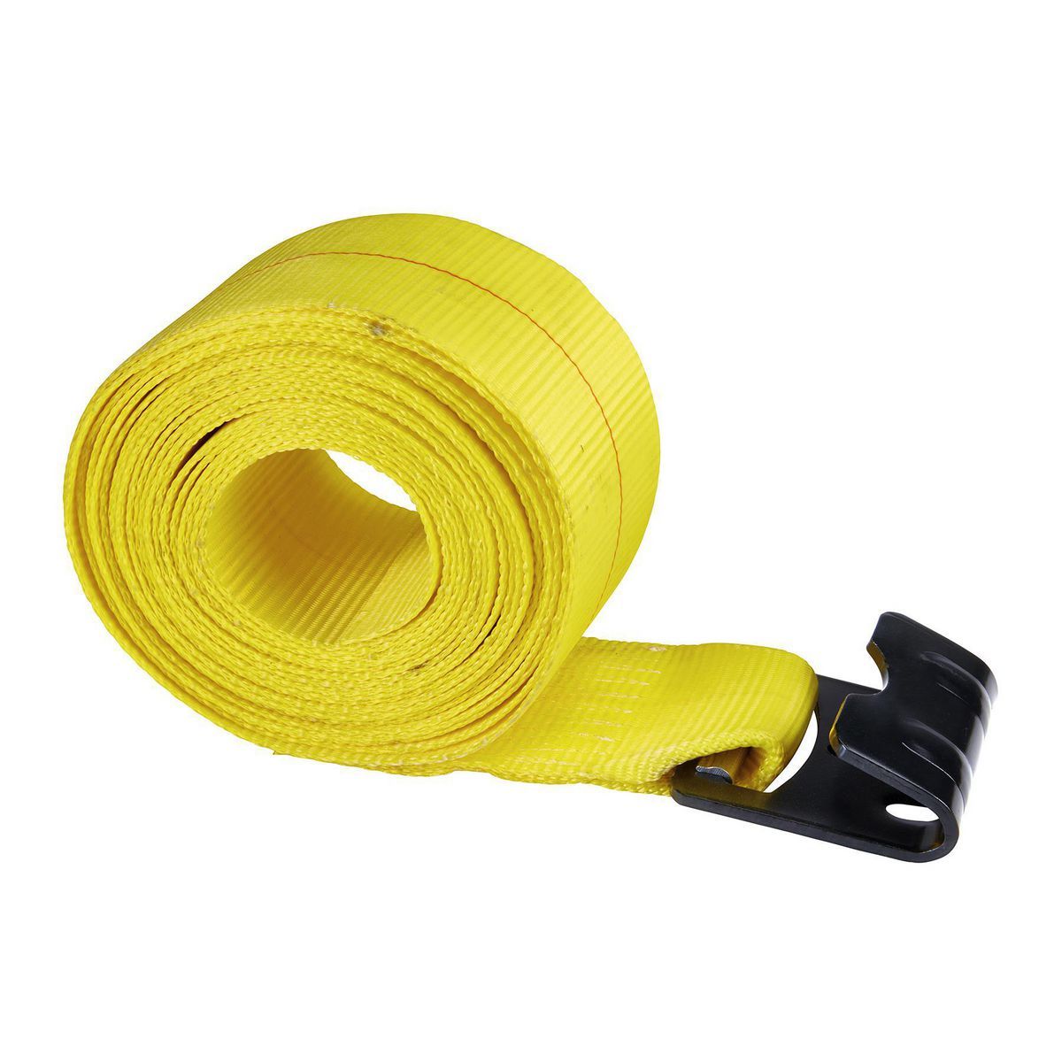 4 in. x 27 ft. Ratcheting Cargo Strap with Flat Hook P8897